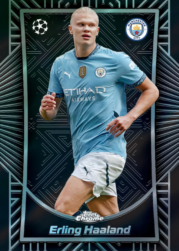 2024/25 Topps Chrome UEFA Club Competitions Soccer Hobby Box