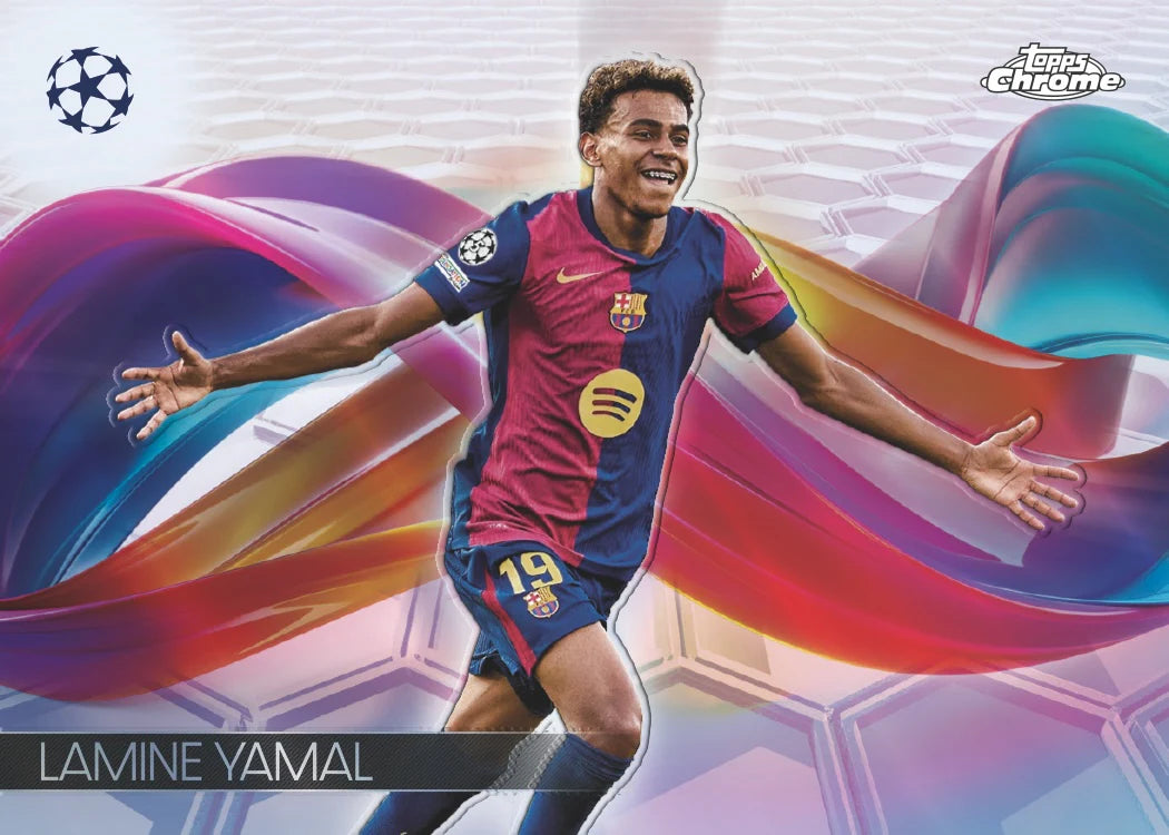 2024/25 Topps Chrome UEFA Club Competitions Soccer Hobby Box