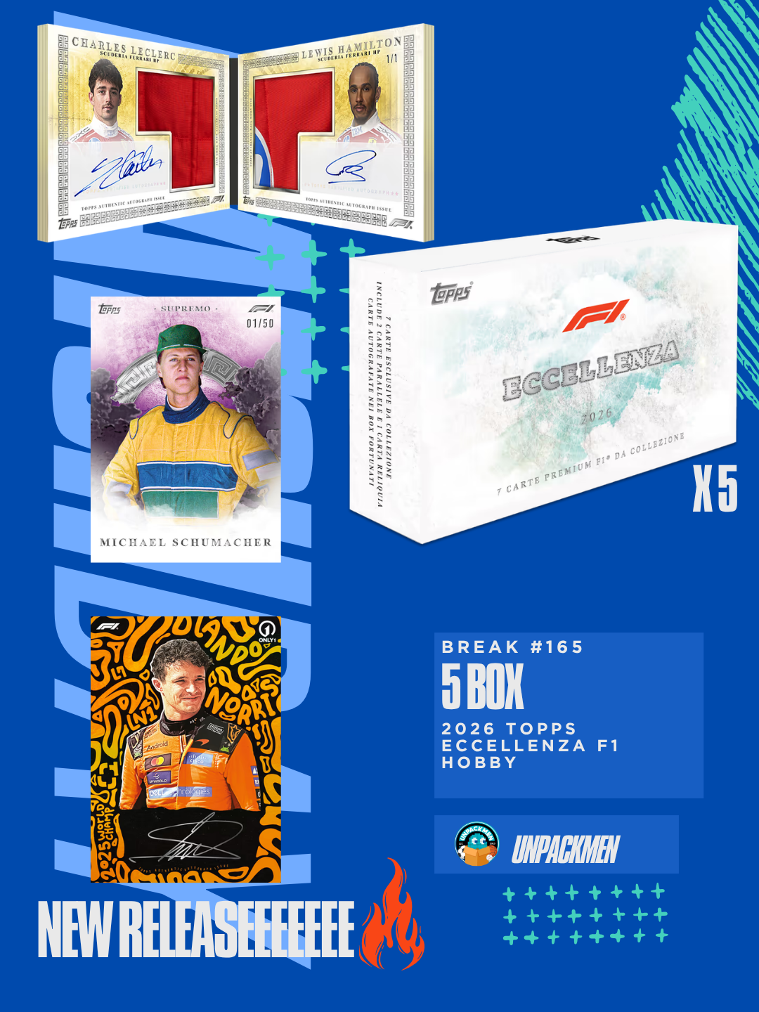 5 BOX 2026 Topps Eccellenza F1 Hobby / RD / #165