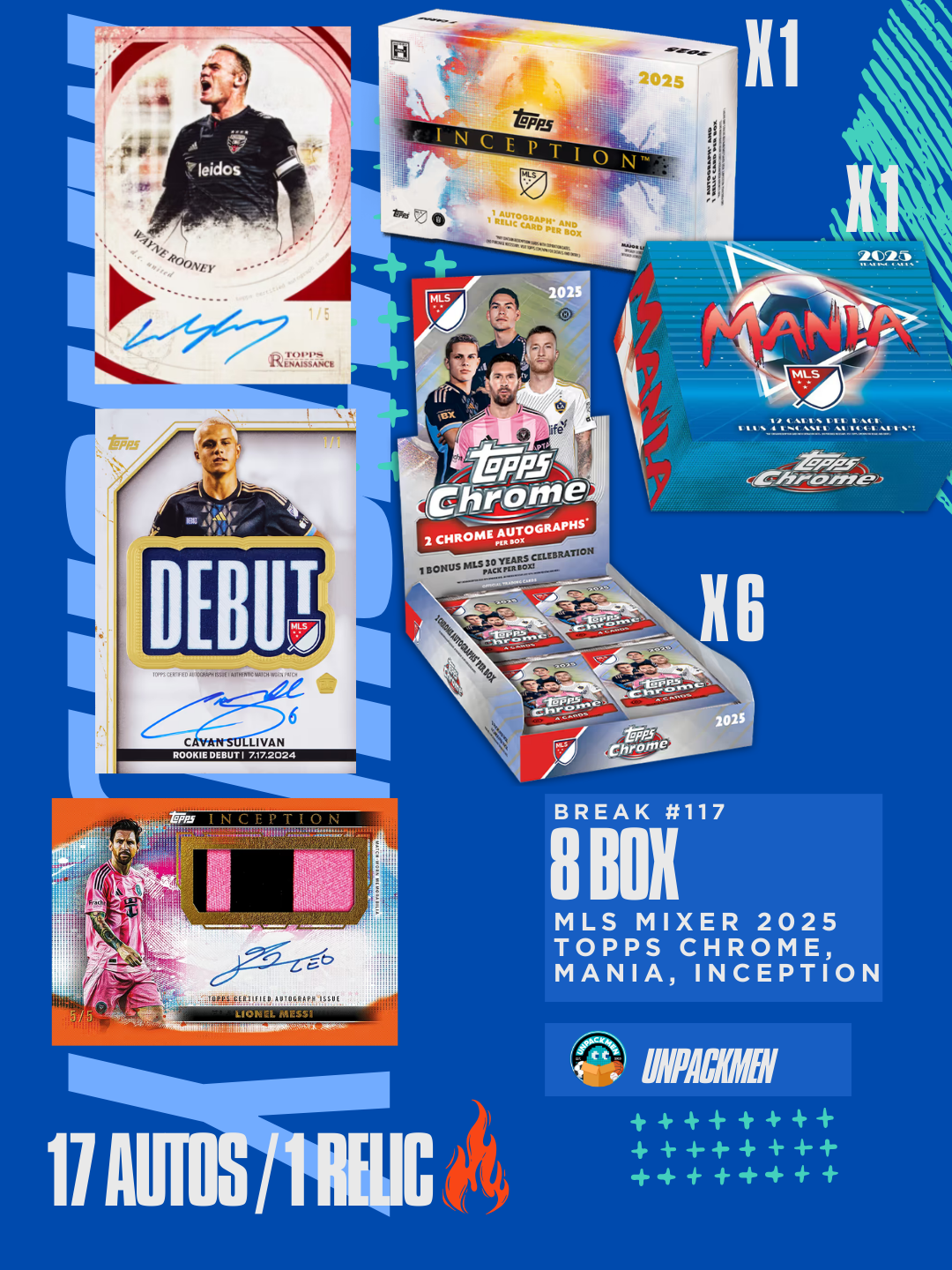 8 BOX 2025 MLS MIXER Soccer Break / RPT / #117