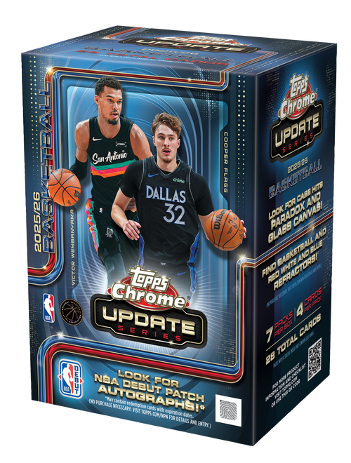 2025/26 Topps Chrome Update Basketball Blaster Box