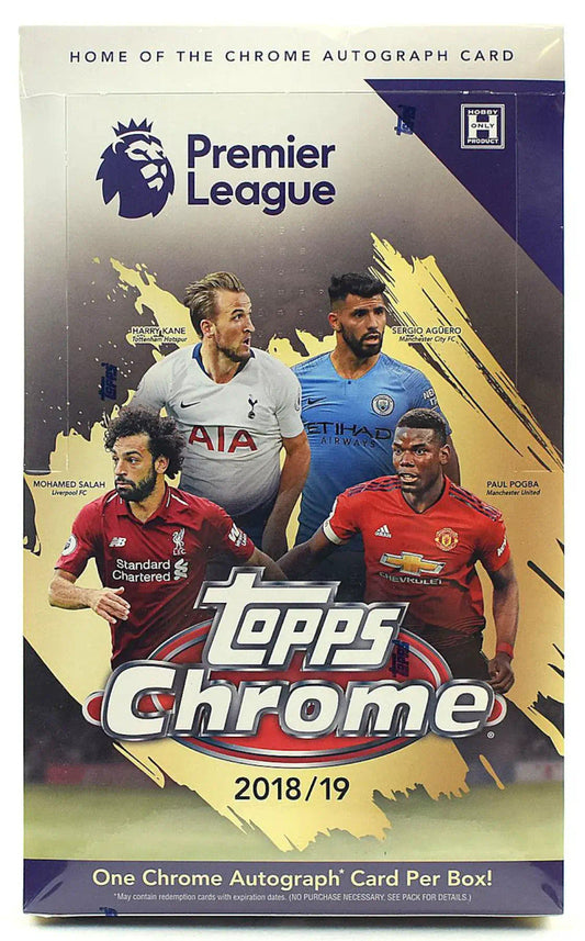 1 BOX 2018-19 Topps Chrome Premier League Soccer Break / RT / #47