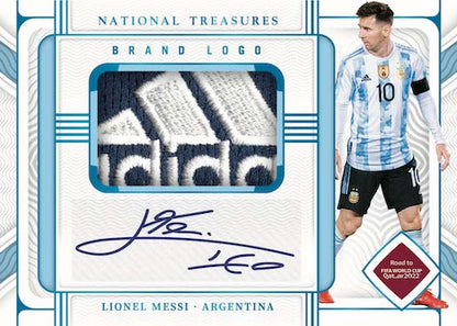 2022 Panini National Treasures Soccer Road to World Cup Hobby Box