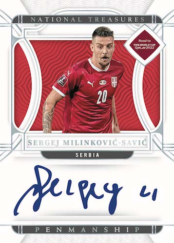 2022 Panini National Treasures Soccer Road to World Cup Hobby Box