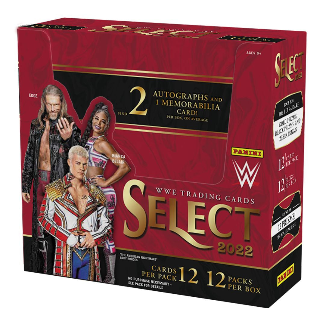 2022 Panini Select WWE Hobby Box (LIVE BOX BREAK)