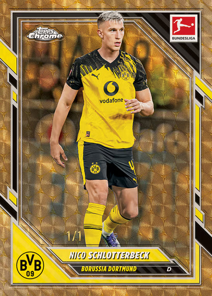 1 CASE (12 BOX) 2025/26 Topps Chrome Bundesliga Hobby Break / PYPT / #127