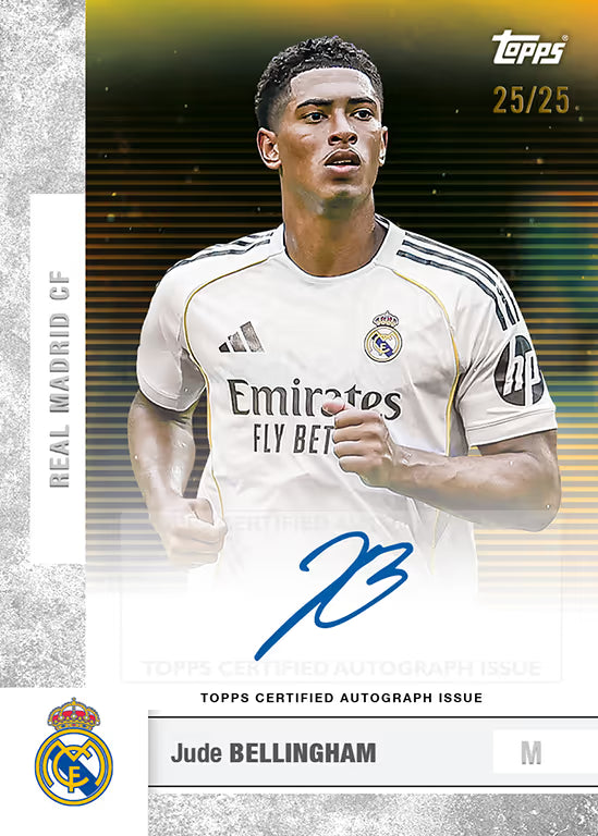 1 CASE (20 BOX) 2025/26 Topps Real Madrid Team Set Soccer Break / RP / #119