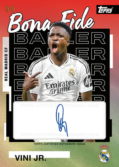 1 CASE (20 BOX) 2025/26 Topps Real Madrid Team Set Soccer Break / RP / #119