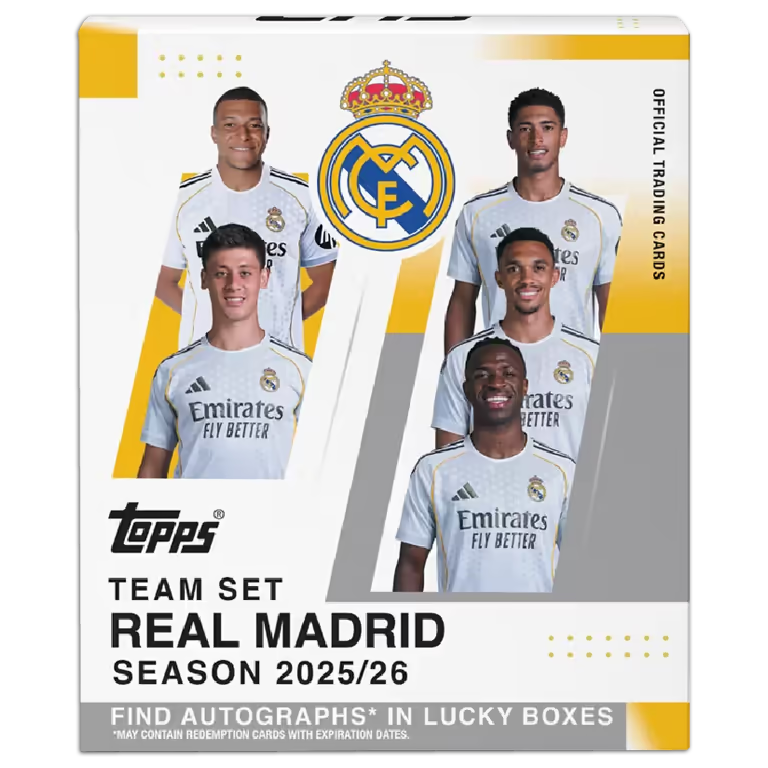 1 CASE (20 BOX) 2025/26 Topps Real Madrid Team Set Soccer Break / RP / #119