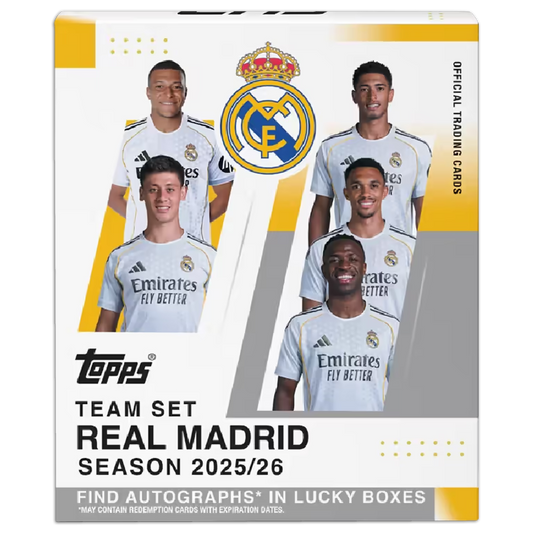1 CASE (20 BOX) 2025/26 Topps Real Madrid Team Set Soccer Break / RP / #119