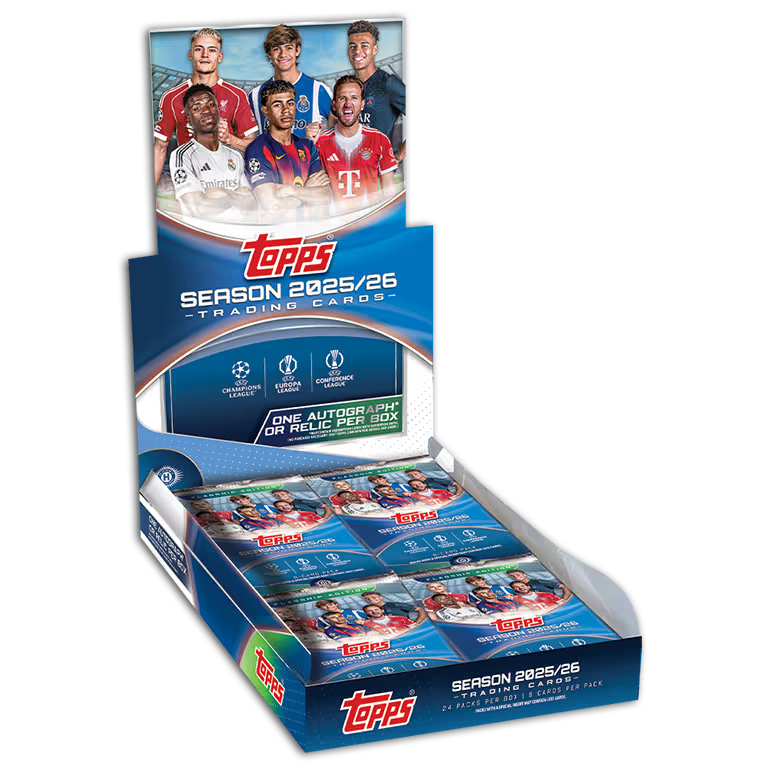 2025/26 Topps Flagship UEFA Club Competitions Soccer Hobby Box