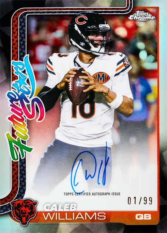 3 BOX NFL MIXER / 2025 TOPPS CHROME FOOTBALL HOBBY & JUMBO Break / PYT / #130