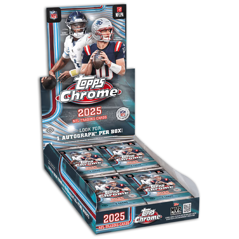 3 BOX NFL MIXER / 2025 TOPPS CHROME FOOTBALL HOBBY & JUMBO Break / PYT / #130