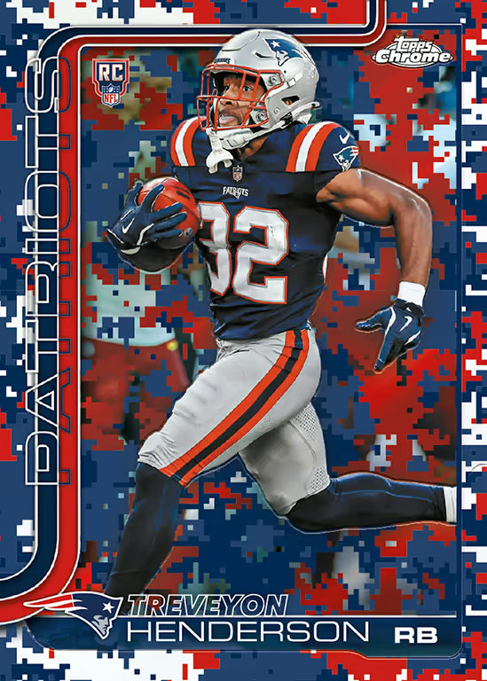 3 BOX NFL MIXER / 2025 TOPPS CHROME FOOTBALL HOBBY & JUMBO Break / PYT / #130