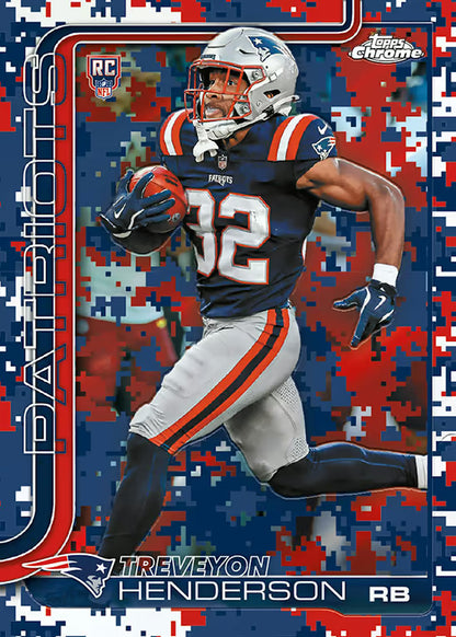 3 BOX NFL MIXER / 2025 TOPPS CHROME FOOTBALL HOBBY & JUMBO Break / PYT / #130