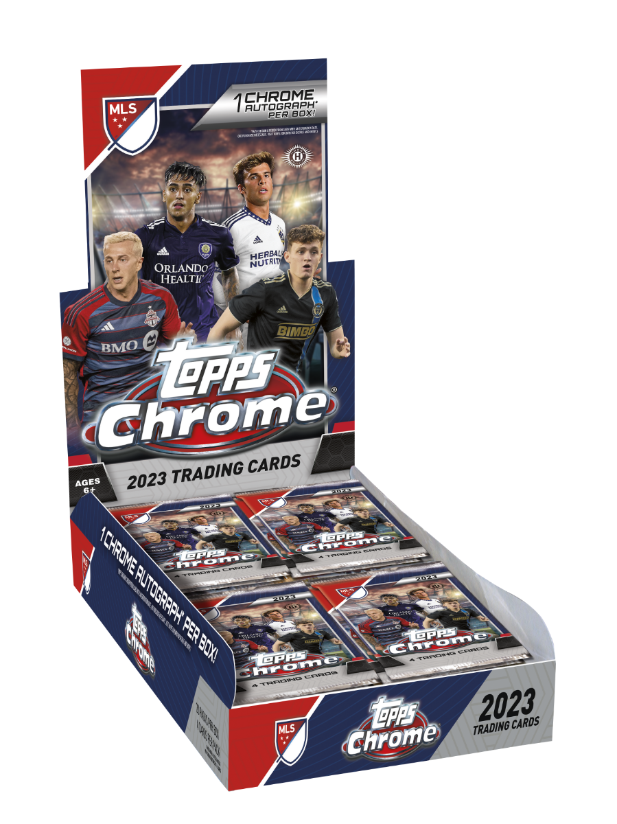 2023 Topps Chrome MLS Major League Soccer Hobby Box