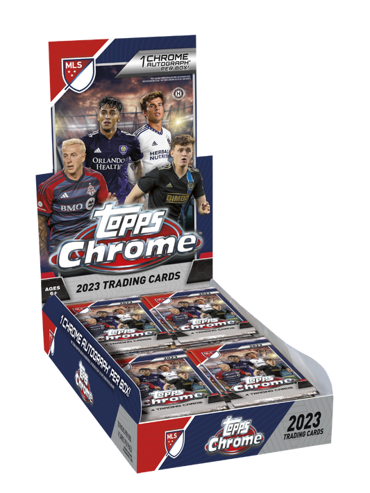 2023 Topps Chrome MLS Major League Soccer Hobby Box