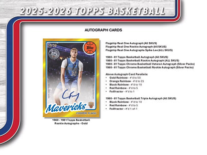 1 CASE (8 BOX) 2025/26 Topps Basketball Hobby JUMBO Break / PYT / #90