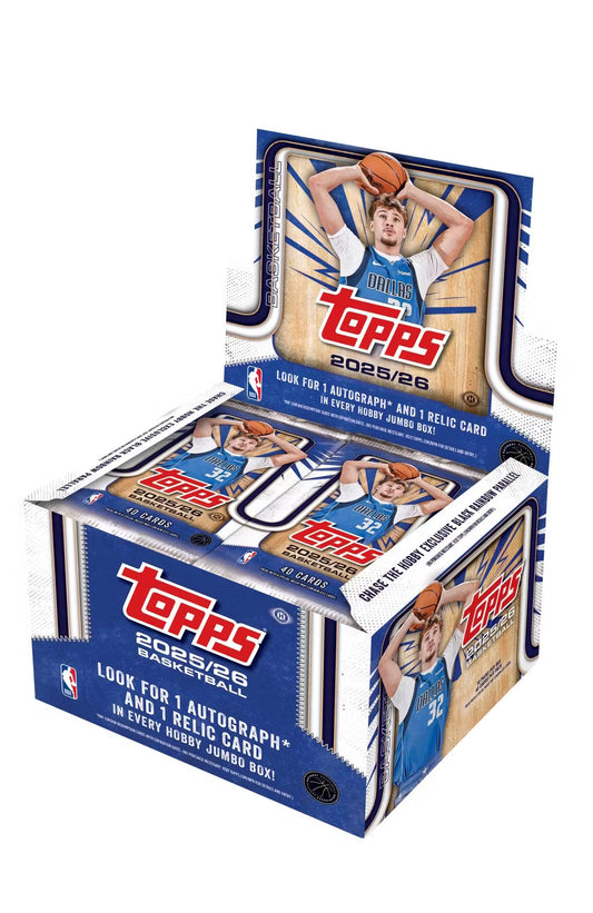 1 CASE (8 BOX) 2025/26 Topps Basketball Hobby JUMBO Break / PYT / #90