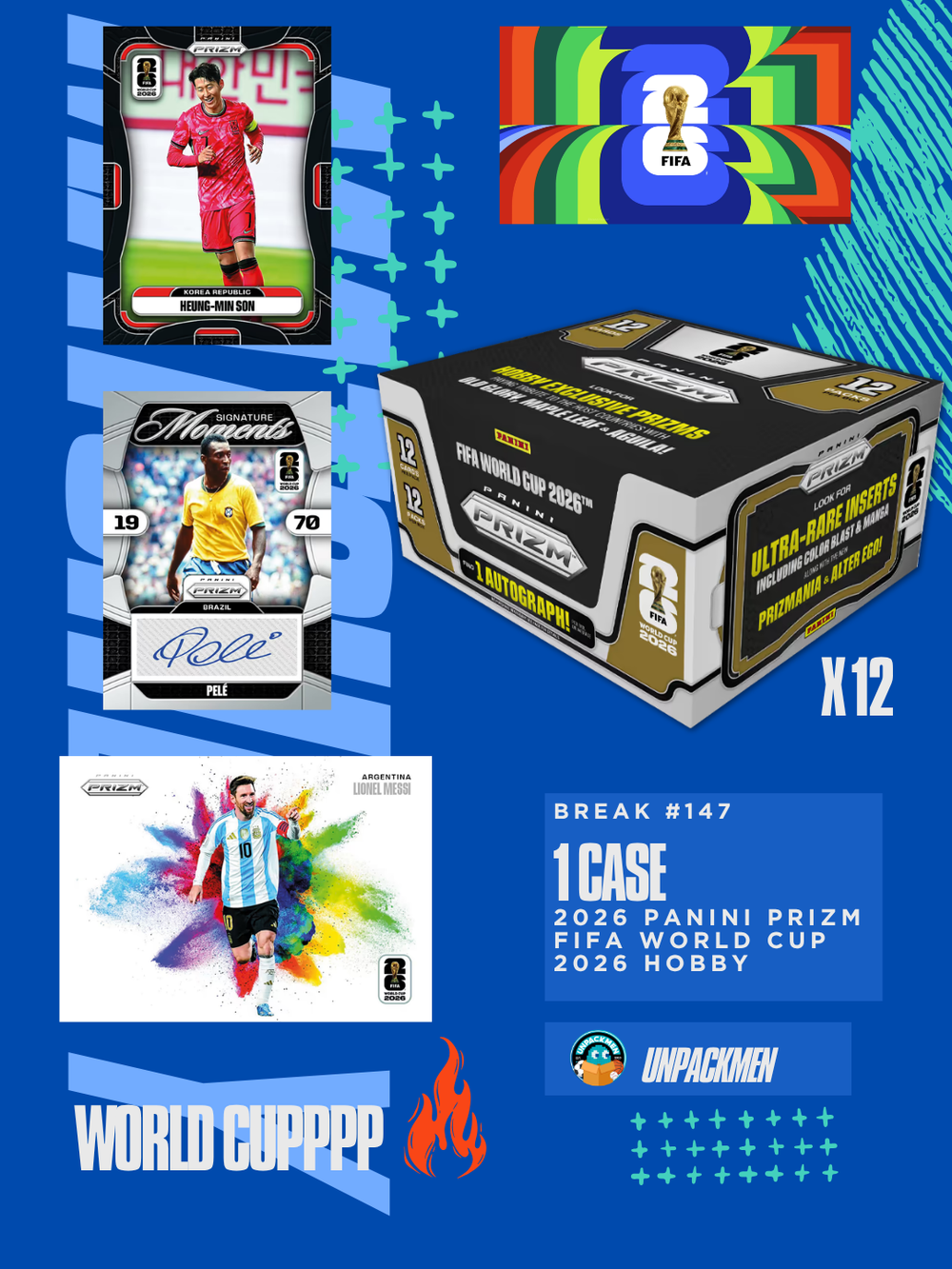 1 CASE 2026 PANINI Prizm FIFA World Cup 2026 Hobby  / PYPT / #147
