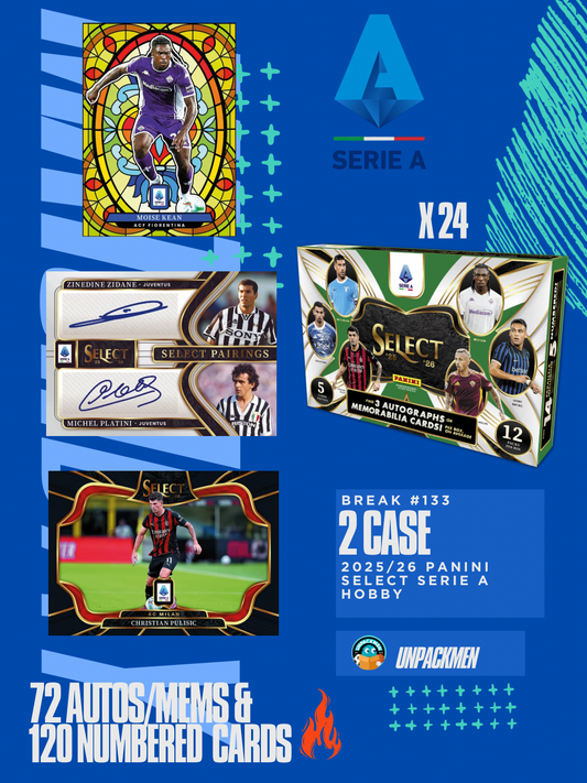 2 CASE (24 BOX) 2025/26 Panini Select Serie A Hobby Break / PYPT / #133