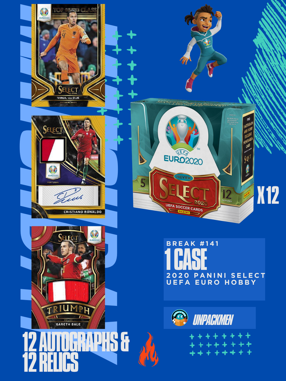 1 CASE (12 BOX) 2020 Panini Select EURO 2020 Hobby / PYPT / #141