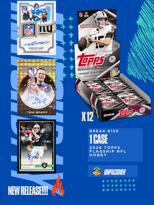 1 CASE (12 BOX) 2026 Topps Flagship NFL Hobby  / RT / #159