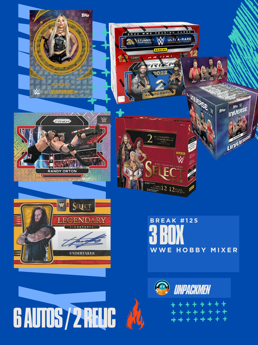 3 BOX WWE MIXER Hobby Break / RW / #125