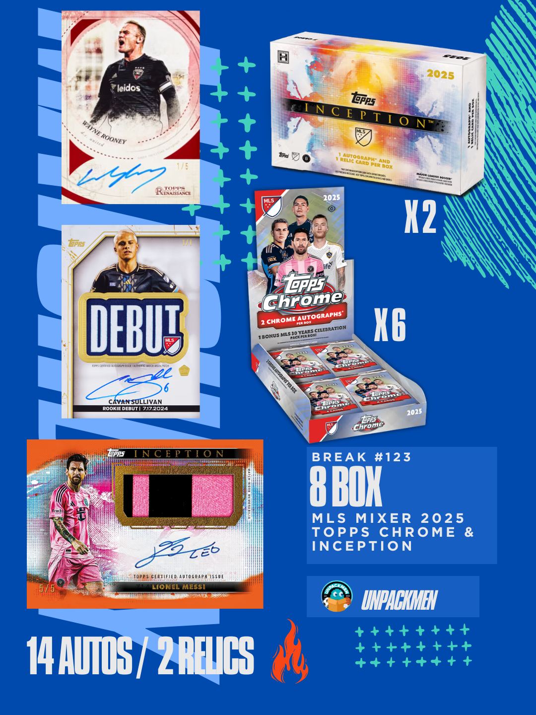 8 BOX 2025 MLS MIXER Soccer Break / RPT / #123