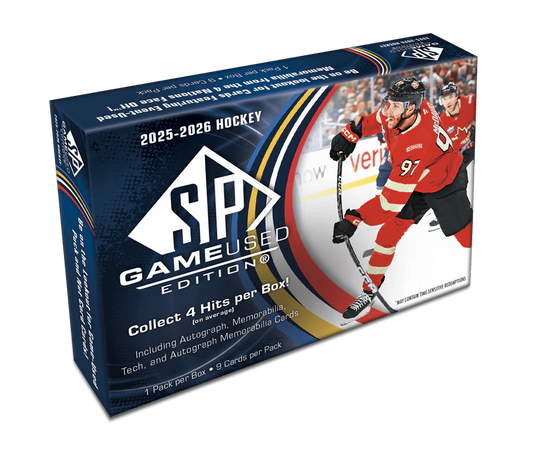 2025/26 Upper Deck SP Game Used Hockey Hobby Box