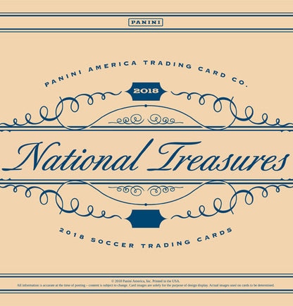 2018 Panini National Treasures Soccer Hobby Box